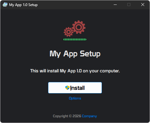 setup dark theme